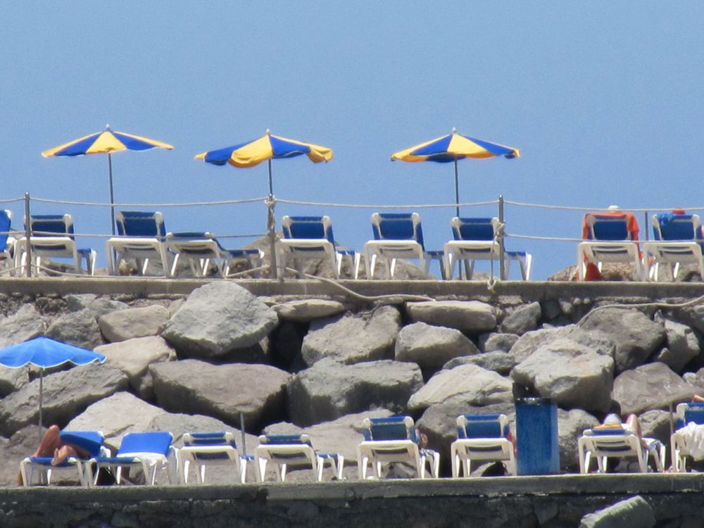 Am Strand von Gran Canaria... vor langer Zeit