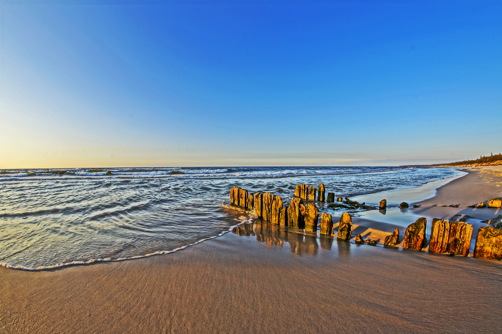 Am Strand von Grzybowo