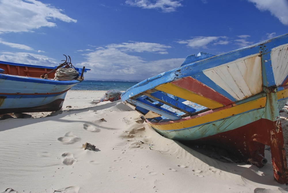 Am Strand von Hammamet