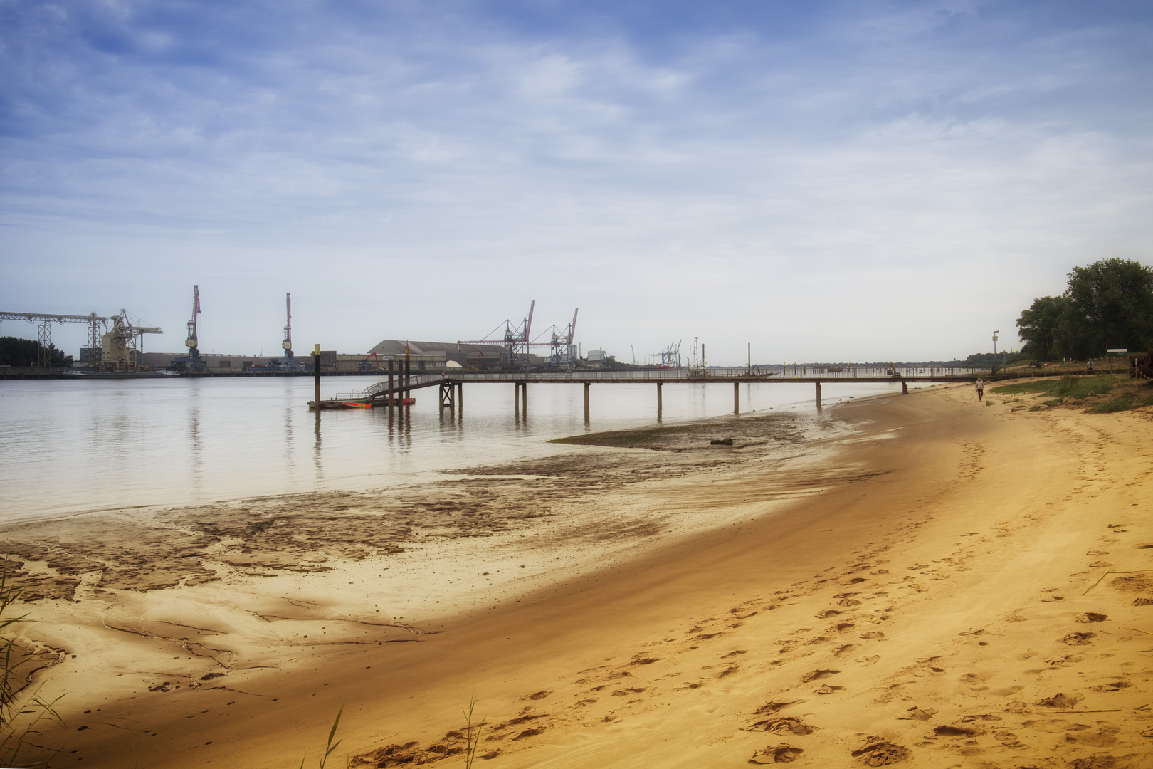 Am Strand von Harriersand