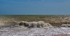 Am Strand von Hastings in Südengland