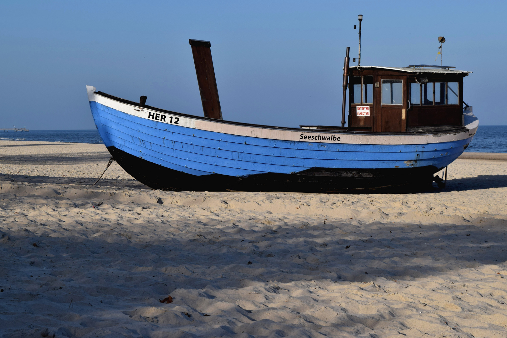 Am Strand von Heringsdorf