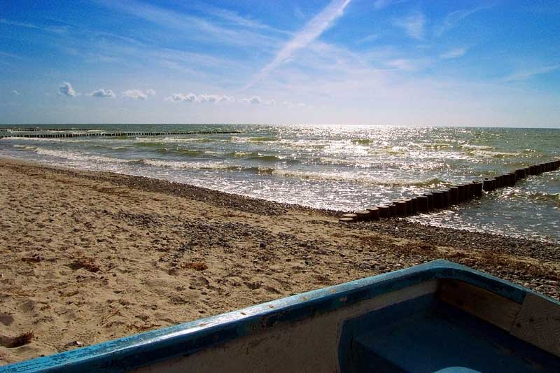 Am Strand von Hiddensee