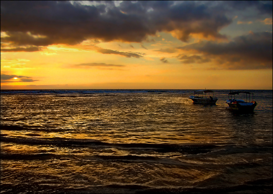 Am Strand von Hikkaduwa