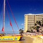 Am Strand von Honolulu