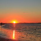 Am Strand von Hooksiel