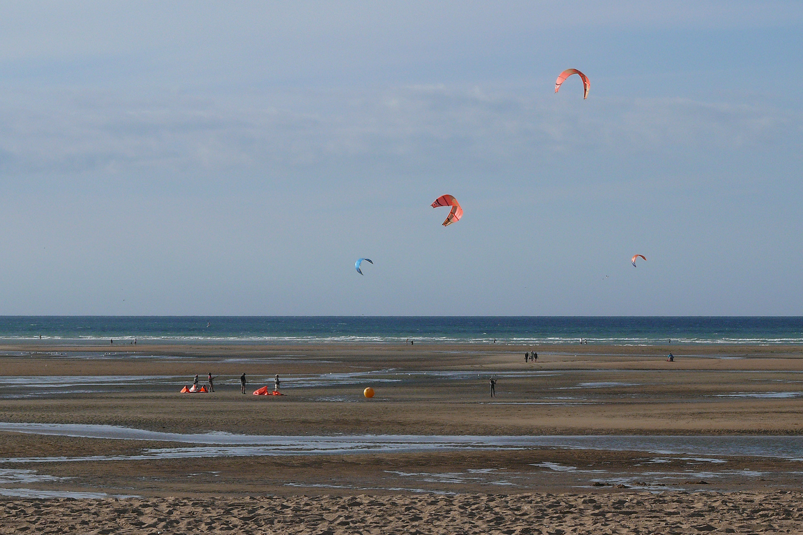 am Strand von Houlgate (Normandie)