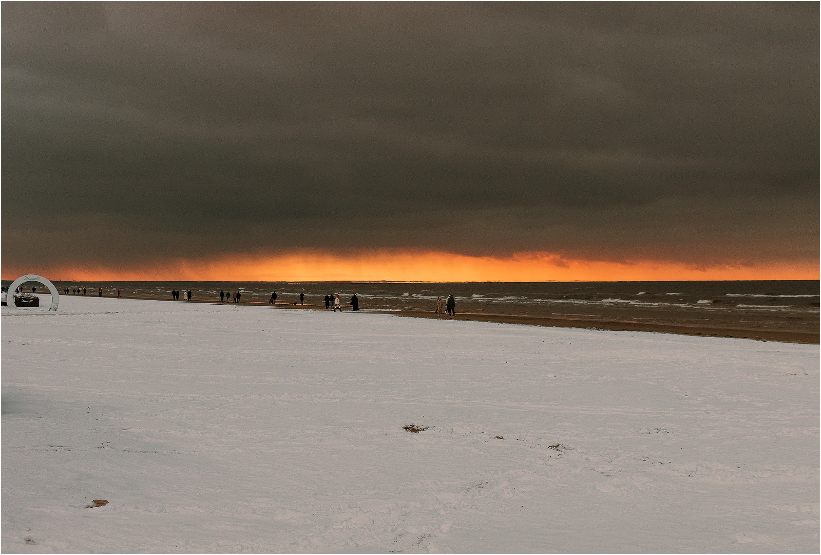 Am Strand von Jurmala