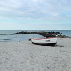 Am Strand von Kalifornien.