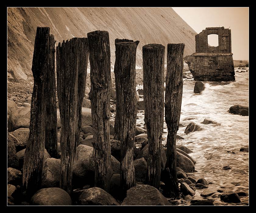 Am Strand von Kap Arkona