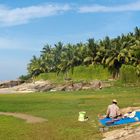 Am Strand von Kerala