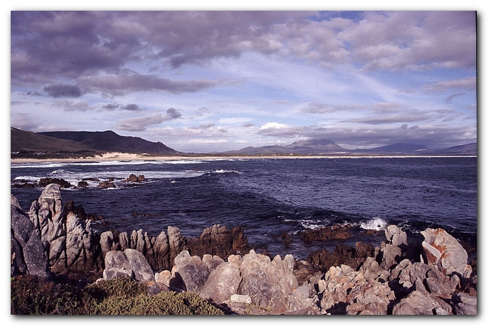 Am Strand von Kleinmond - Kapregion