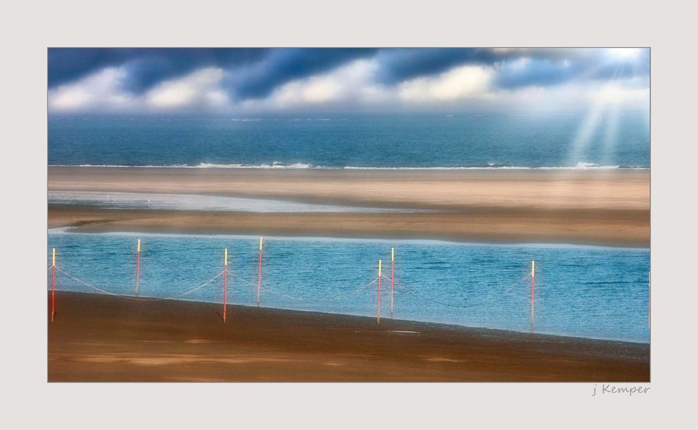 - am Strand von Langeoog -