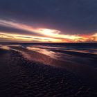 Am Strand von Langeoog zur blauen Stunde