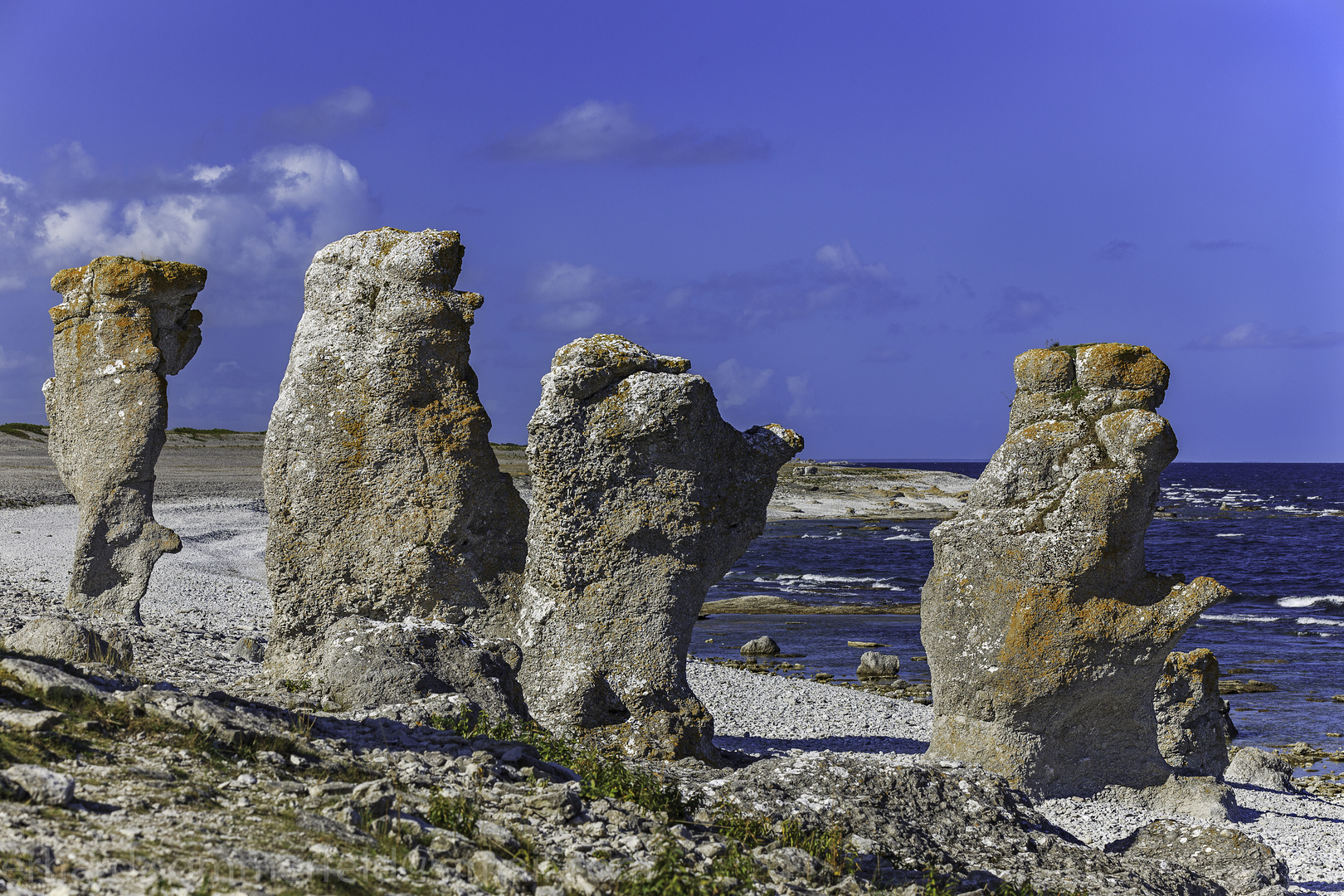 Am Strand von Langhammaren