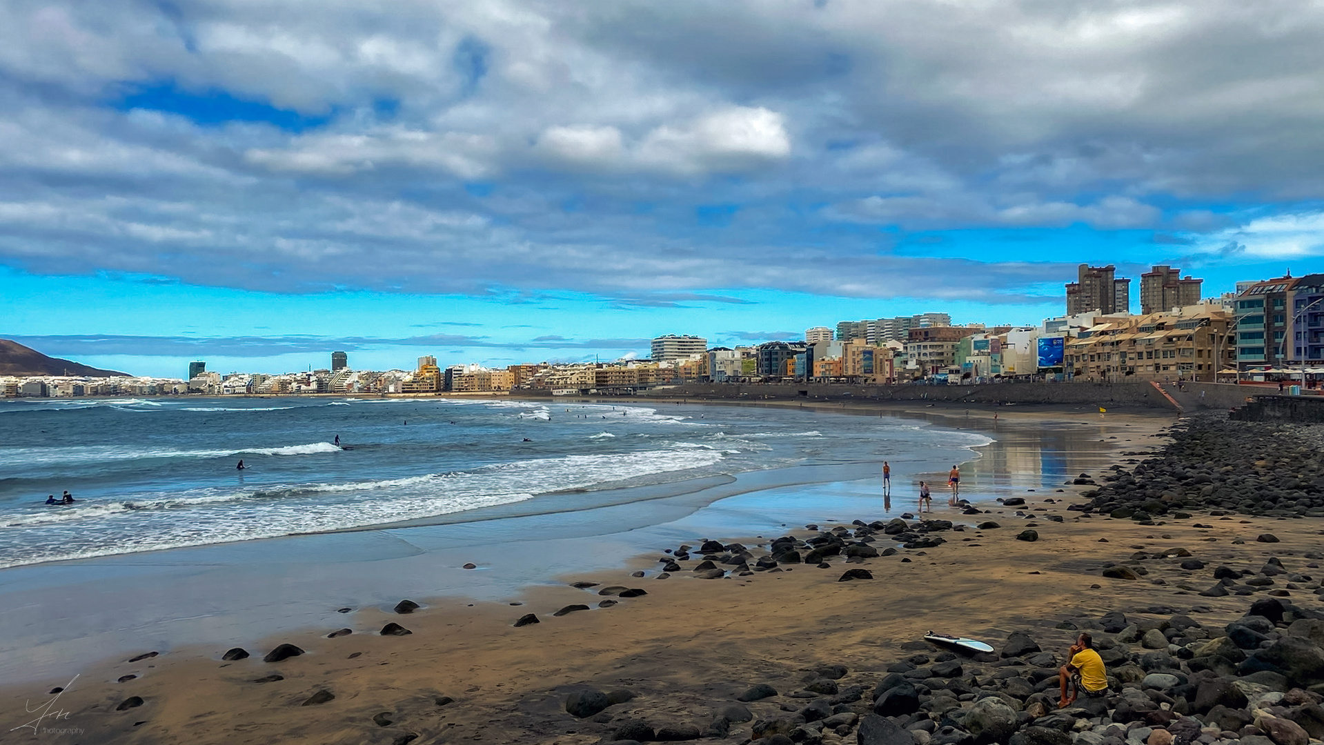 Am Strand von Las Palmas