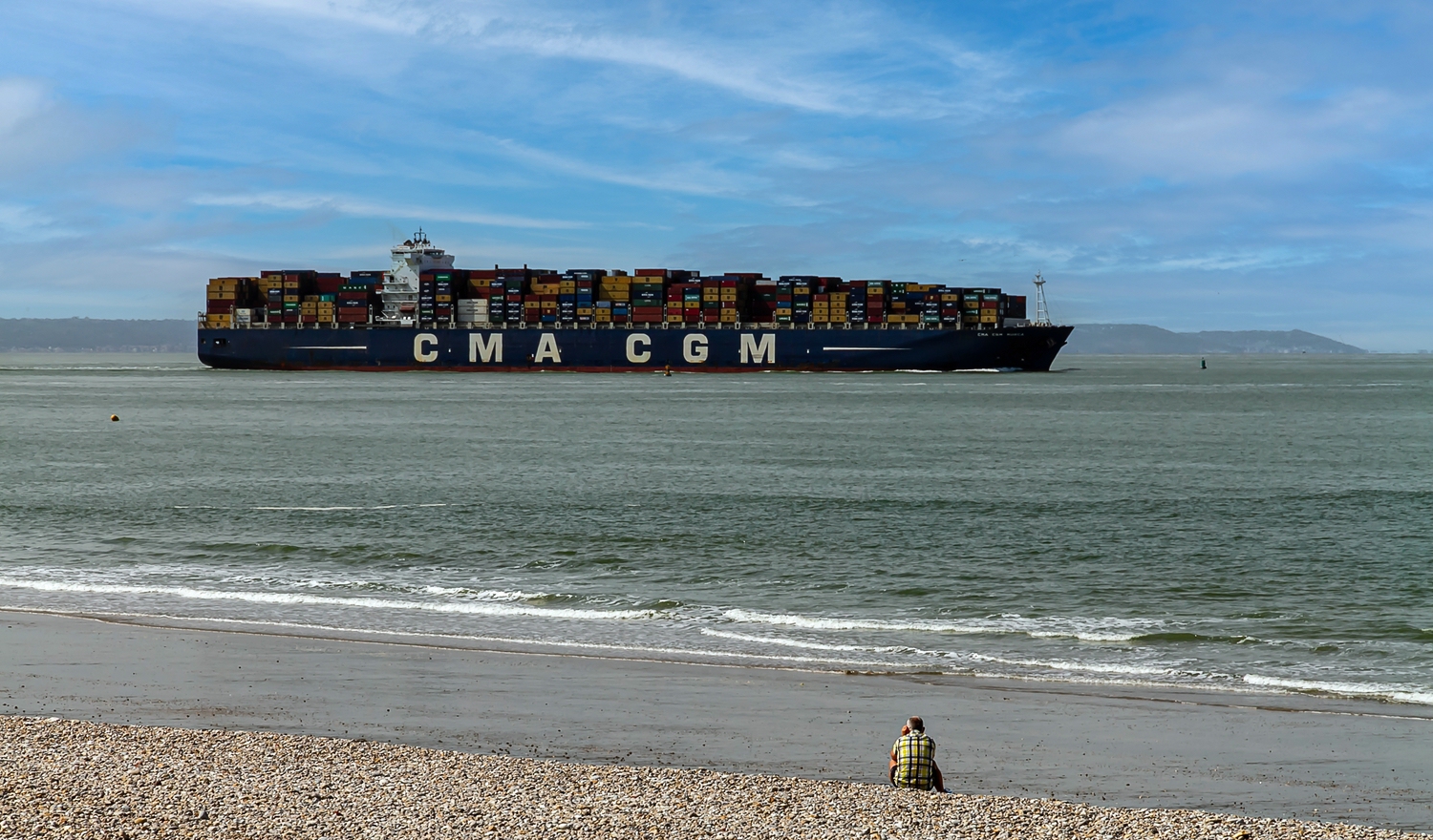 Am Strand von Le Havre