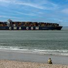 Am Strand von Le Havre