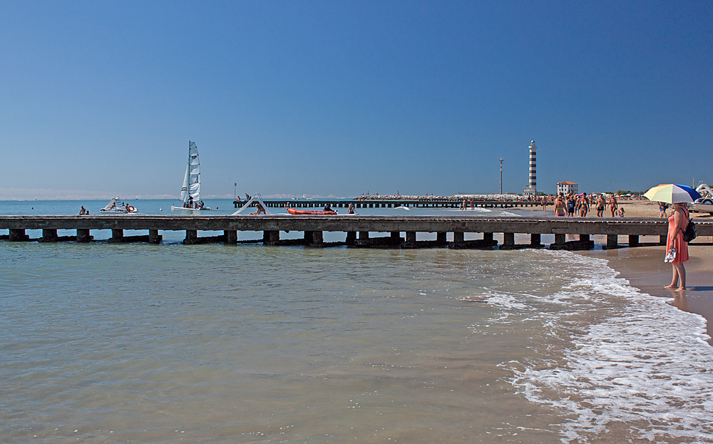 Am Strand von Lido Di Jesolo