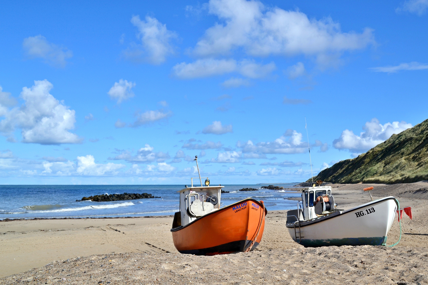 Am Strand von Lønstrup