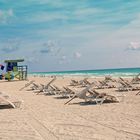 Am Strand von Miami Beach