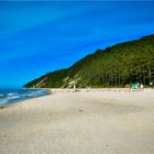 Am Strand von Misdroy/Hinterpommern/Polen