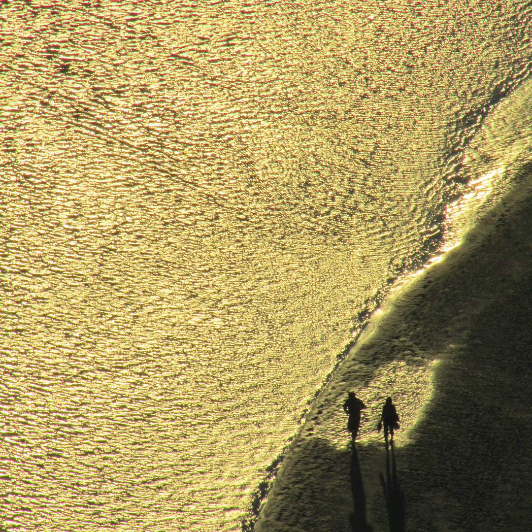 am Strand von Mont-Saint-Michel