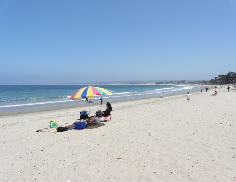 Am Strand von Monterey