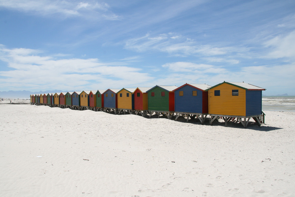 Am Strand von Muizenberg