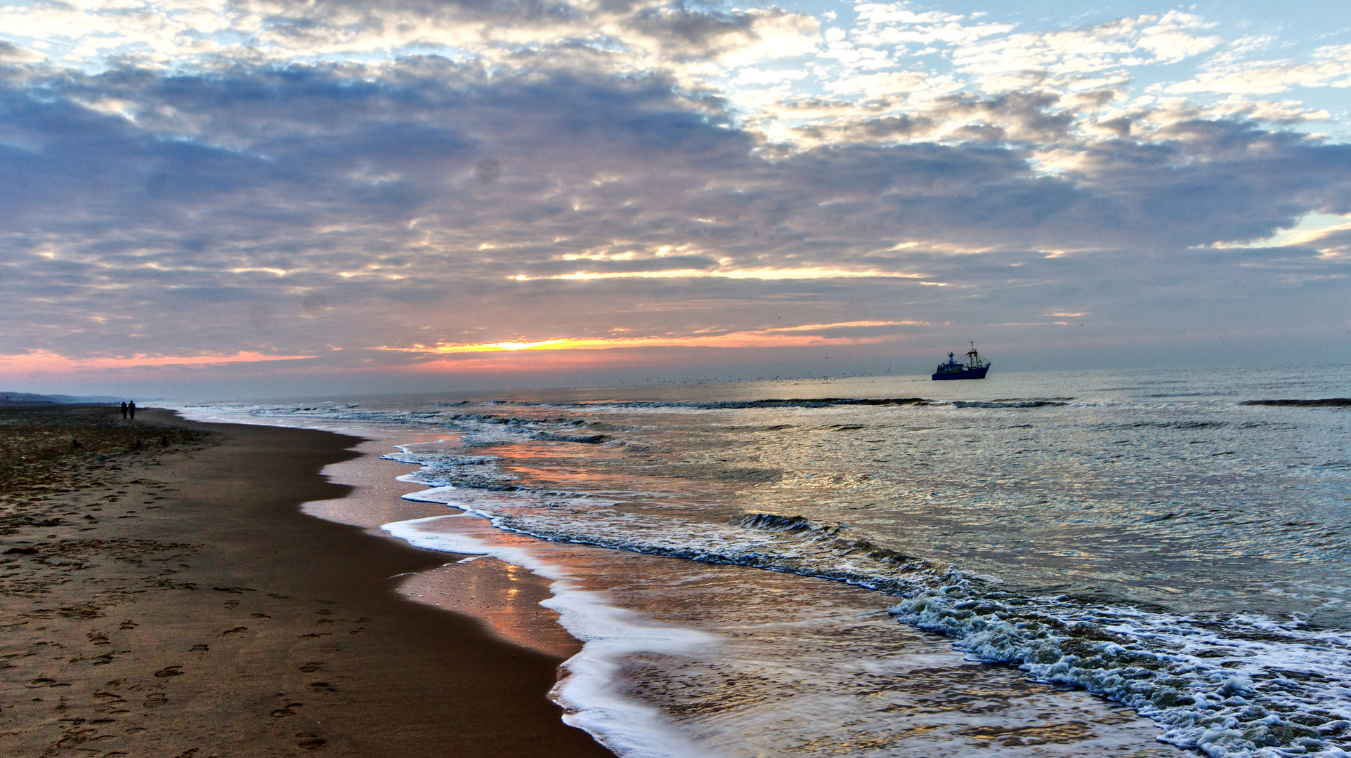 Am Strand von Noordwijk