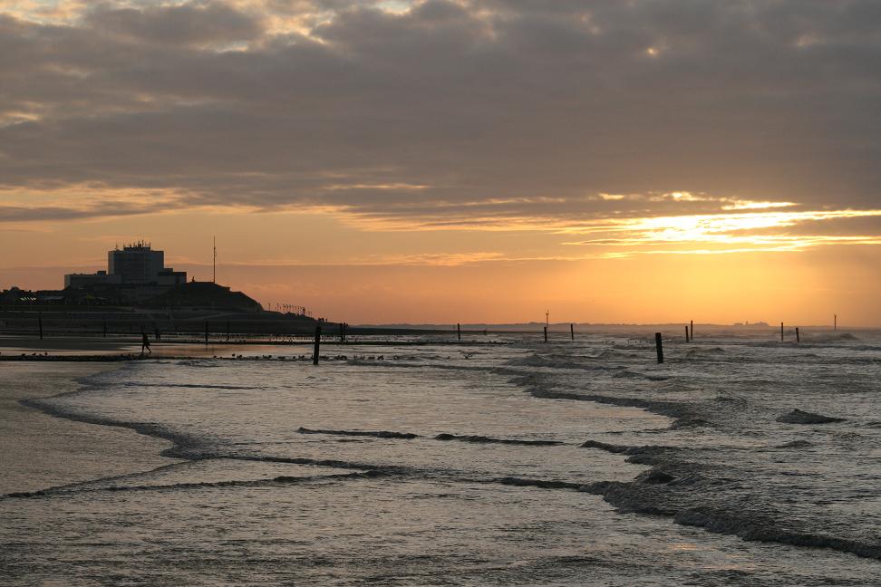 am Strand von Norderney