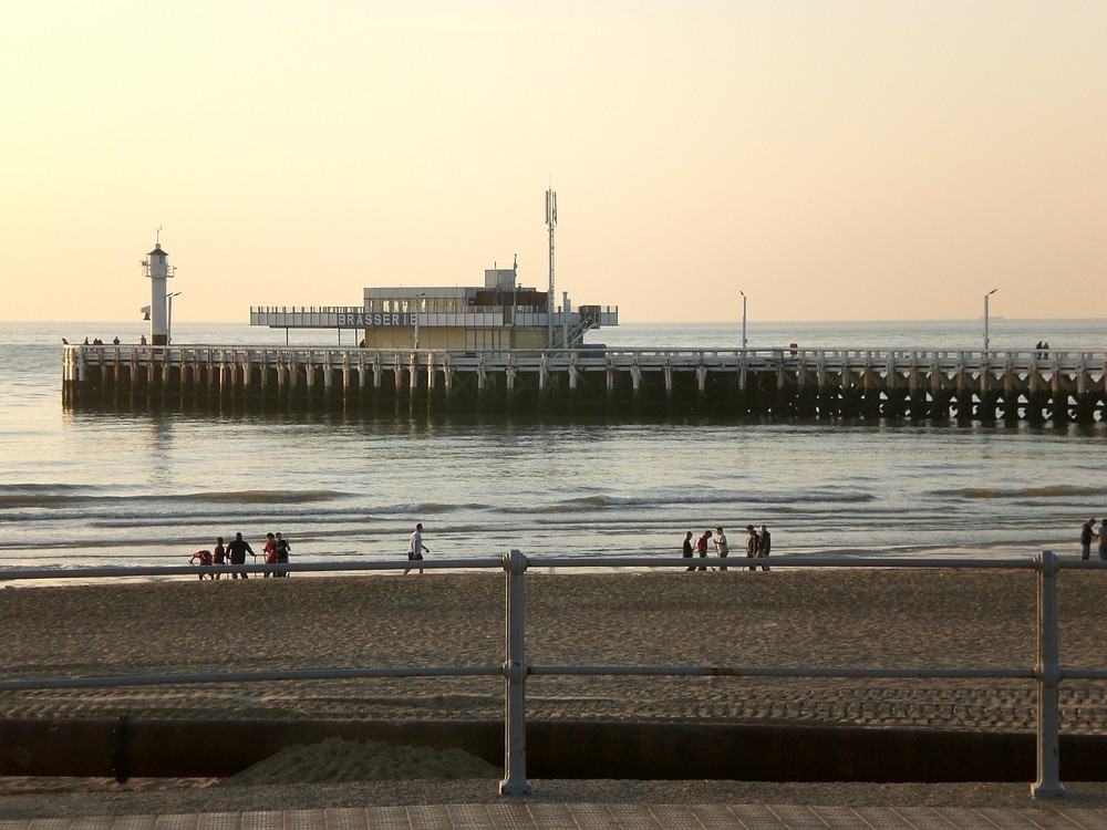 Am Strand von Oostende