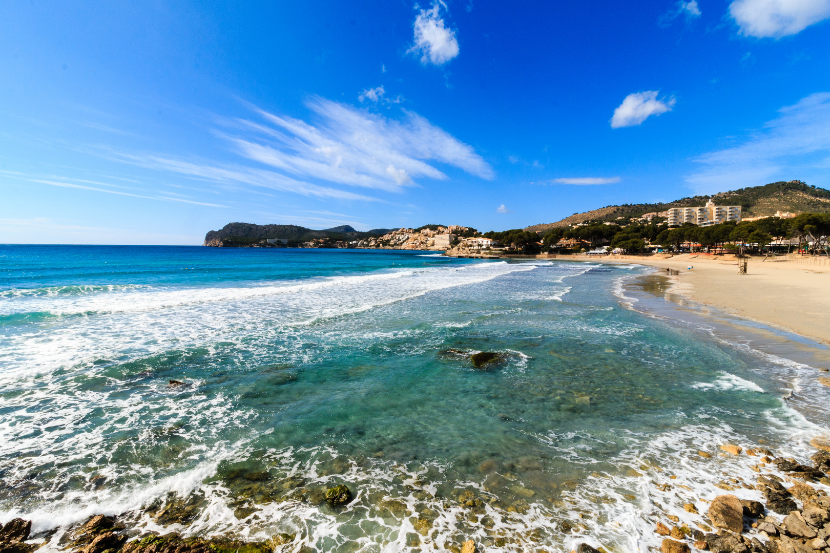 Am Strand von Paguera