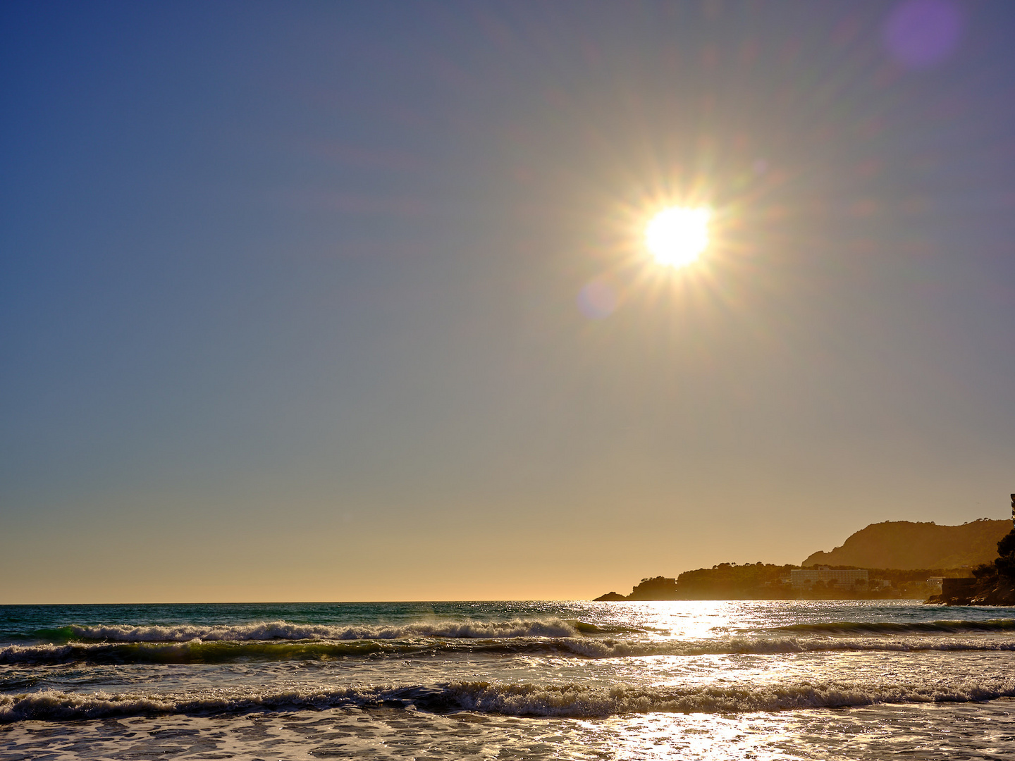 Am Strand von Paguera