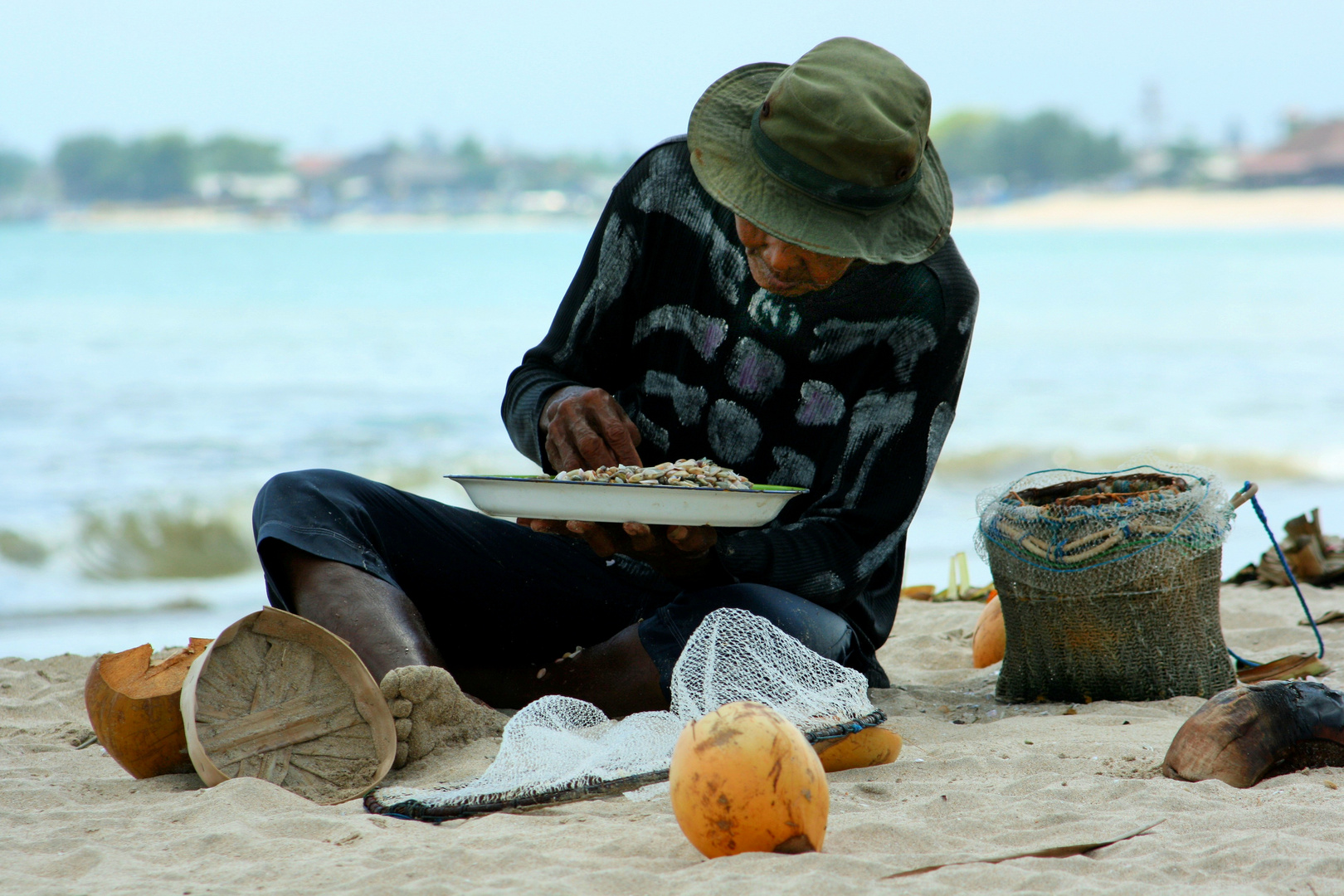 Am Strand von Pemuteran (Bali)...