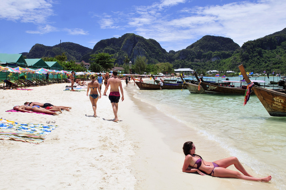 Am Strand von Phi Phi Don