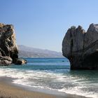 Am Strand von Preveli...