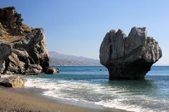 Am Strand von Preveli...