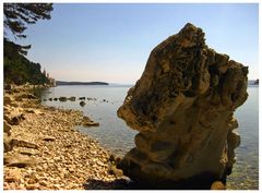 Am Strand von Rab