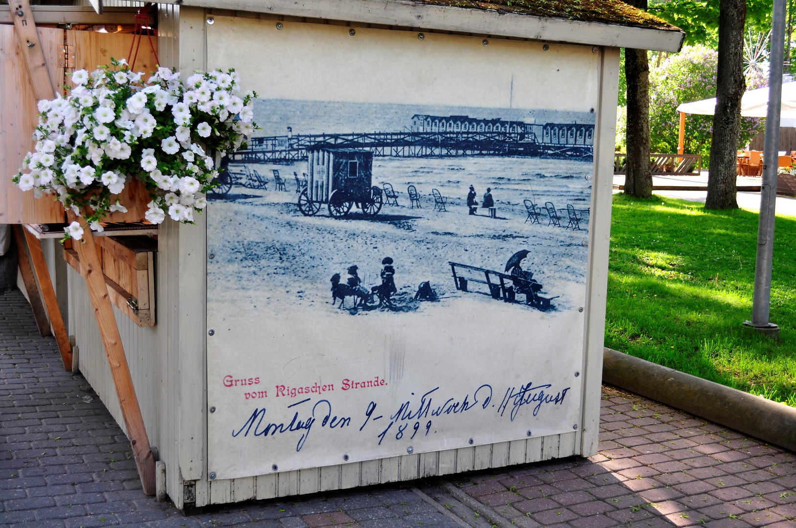 Am Strand von Riga - im vorvorrigem Jahrhundert