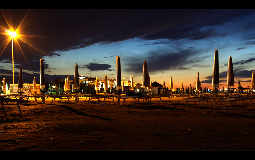 Am Strand von Rimini