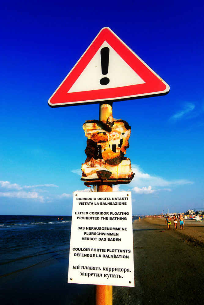 Am Strand von Rimini