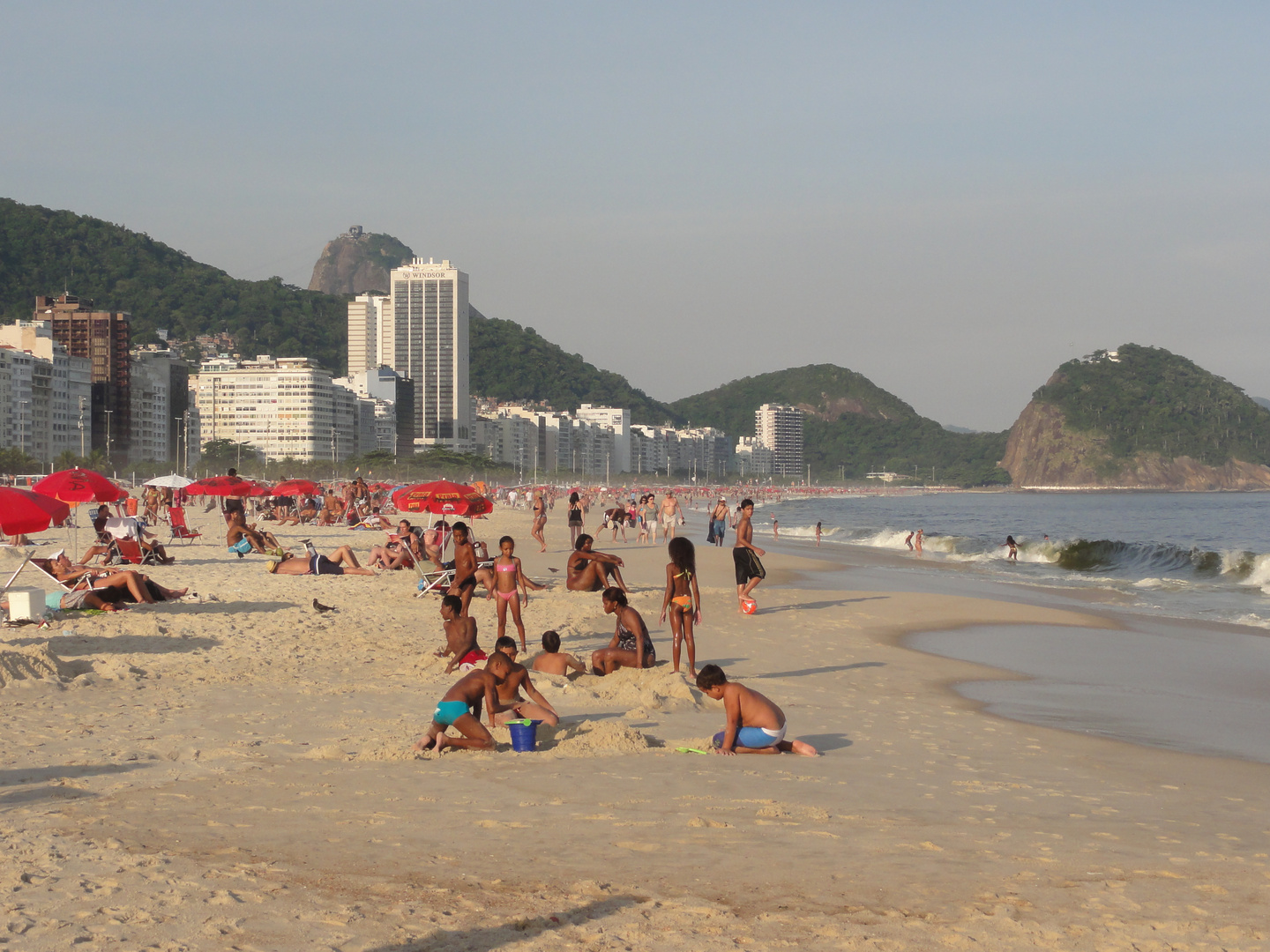 Am Strand von Rio