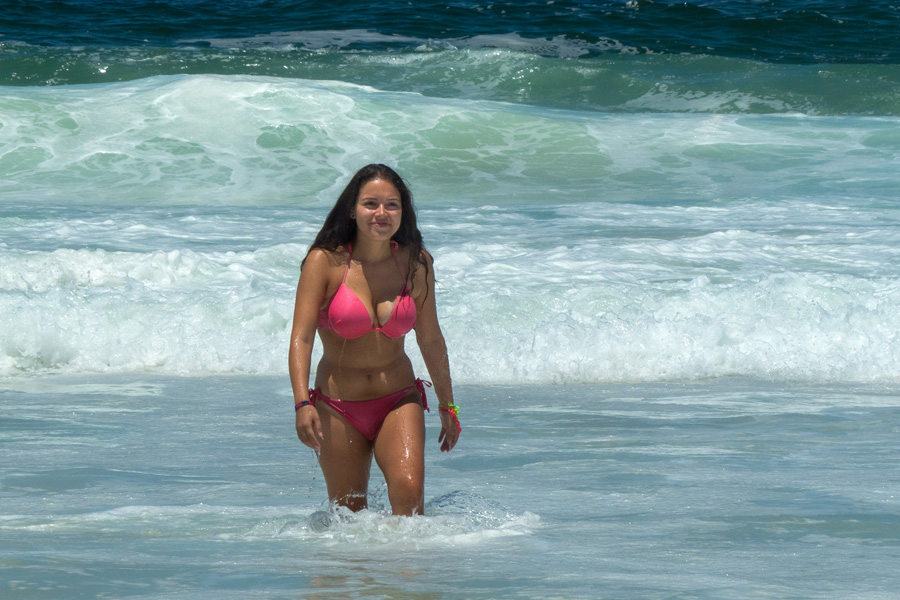 Am Strand von Rio de Janeiro