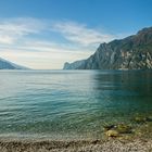 Am Strand von Riva del Garda