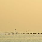 Am Strand von Rostock