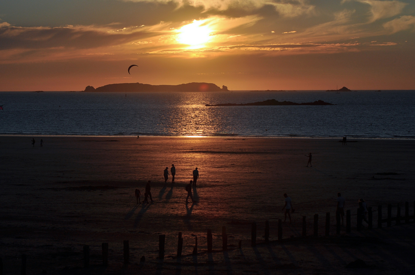 Am Strand von Saint Malo