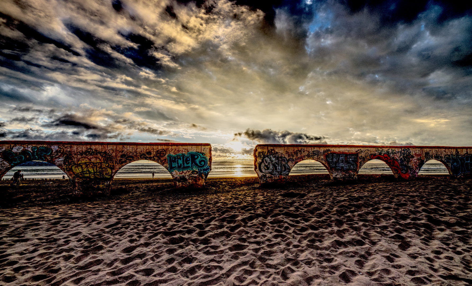 Am Strand von San Antonio, Chile