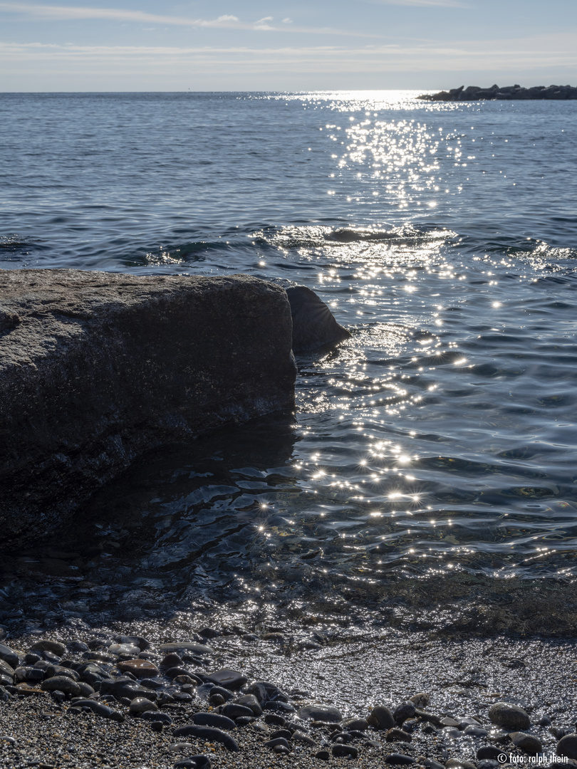 Am Strand von San Remo