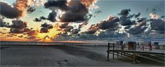 am Strand von Sankt Peter Ording